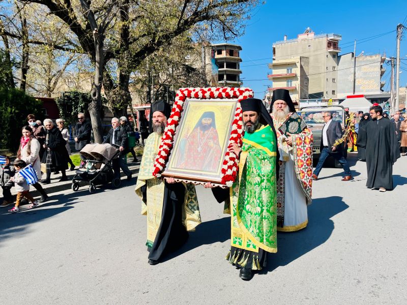 Η ΣΥΝΑΞΗ ΤΟΥ ΟΣΙΟΥ ΓΕΩΡΓΙΟΥ ΤΟΥ ΝΕΟΥ ΟΜΟΛΟΓΗΤΟΥ (ΚΑΡΣΛΙΔΗ) ΚΑΙ Η ΕΟΡΤΗ ΤΟΥ ΕΥΑΓΓΕΛΙΣΜΟΥ ΤΗΣ ΘΕΟΤΟΚΟΥ ΣΤΗΝ ΙΕΡΑ ΜΗΤΡΟΠΟΛΗ ΔΡΑΜΑΣ  